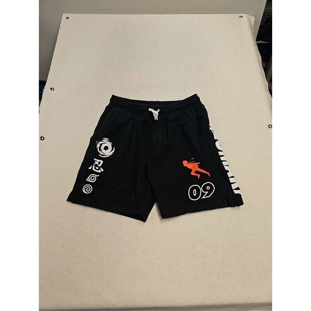 Hot Topic Naruto Uzumaki Black Shorts Medium Pockets Y2K